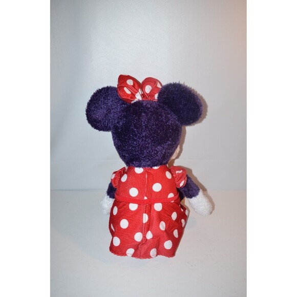 Disney Parks Minnie Mouse 14" Weighted Relaxing Emotional Support Plush Furry - Picture 8 of 13